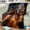 3D Retro Anime Gundam Cartoon Blanket Soft Throw Blanket for Home Bedroom Bed Sofa Picnic Travel 8 - Gundam Merch
