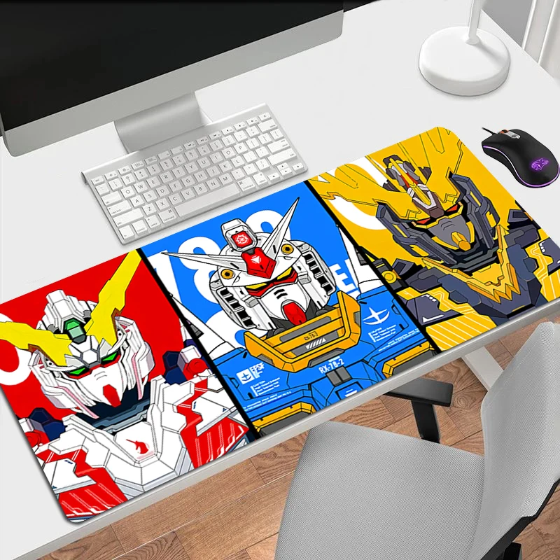 Mouse Carpet Gundames Gamer Keyboard Pad Office Accessories for Desk Mat Mousepad Gaming Mats Mause Computer 11 - Gundam Merch