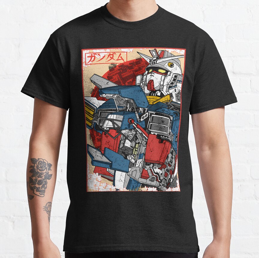 ssrcoclassic teemens10101001c5ca27c6front altsquare product1000x1000.u1 16 - Gundam Merch