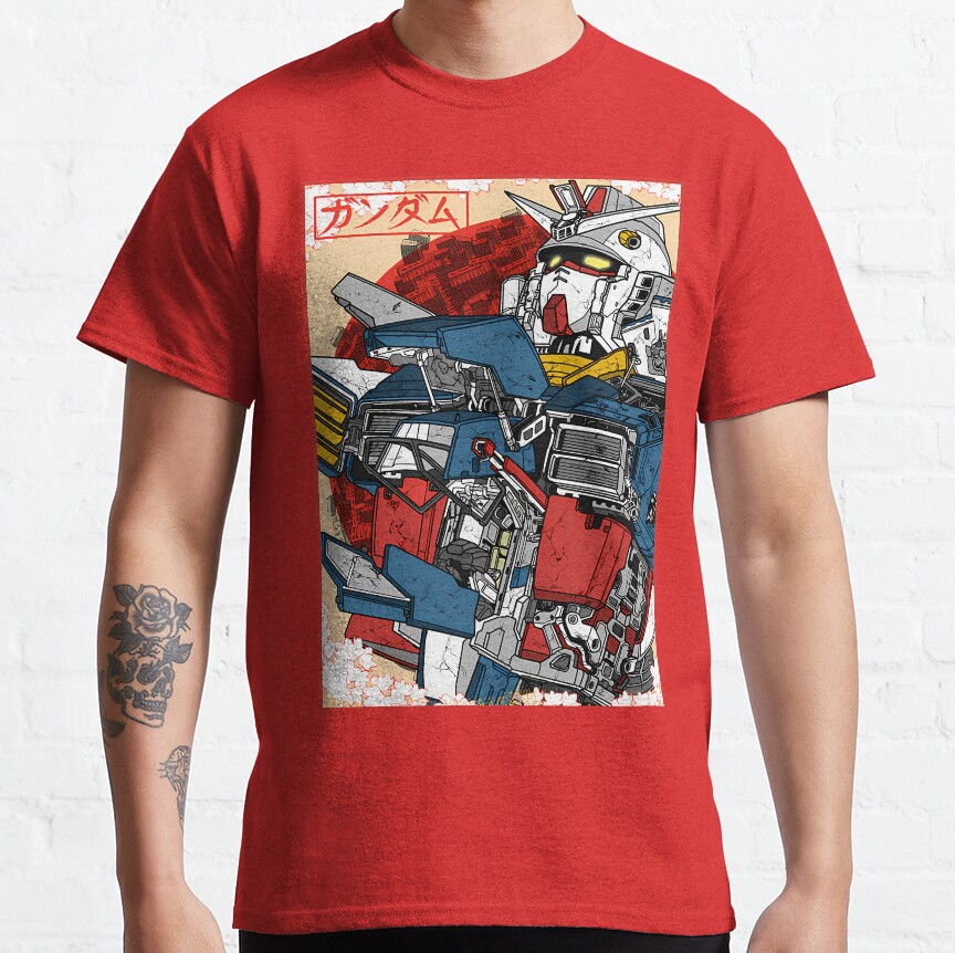 ssrcoclassic teemensdd21218219e99865front altsquare product1000x1000.u1 16 - Gundam Merch