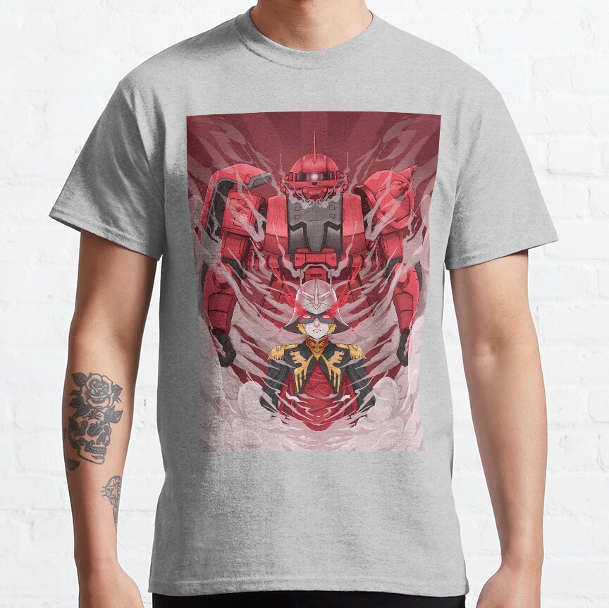 ssrcoclassic teemensheather greyfront altsquare product1000x1000.u1 29 - Gundam Merch