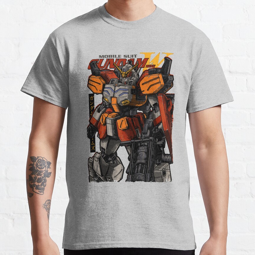 ssrcoclassic teemensheather greyfront altsquare product1000x1000.u1 42 - Gundam Merch