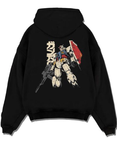 Gundam700PNG 2.HoodieMockUpsBACKK - Gundam Merch