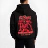 RBARON B.black hoodie male back view - Gundam Merch