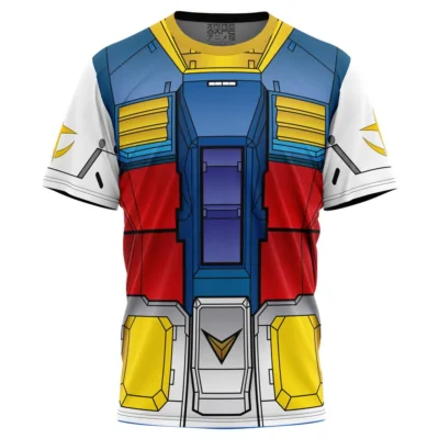 RX 78 Gundam T Shirt FRONT Mockup - Gundam Merch