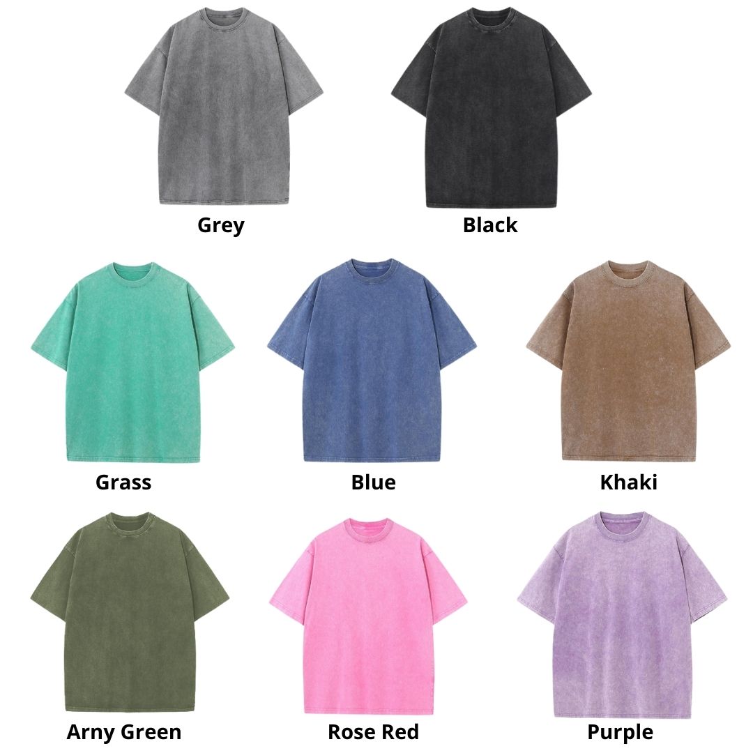 Mineral Wash T Shirt Color - Gundam Merch